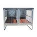 Brazzen Raised Double Dog Pen full view