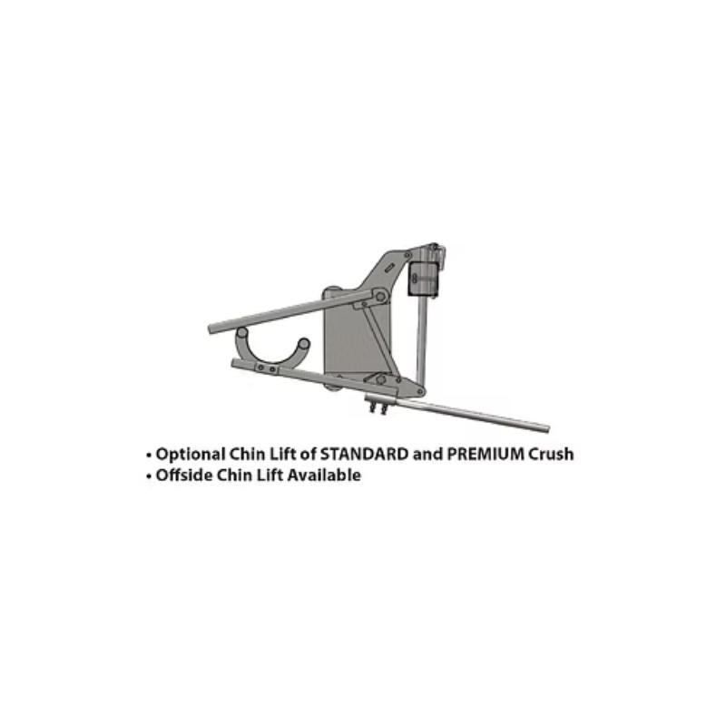 Brazzen Standard Cattle Crush chin lift view