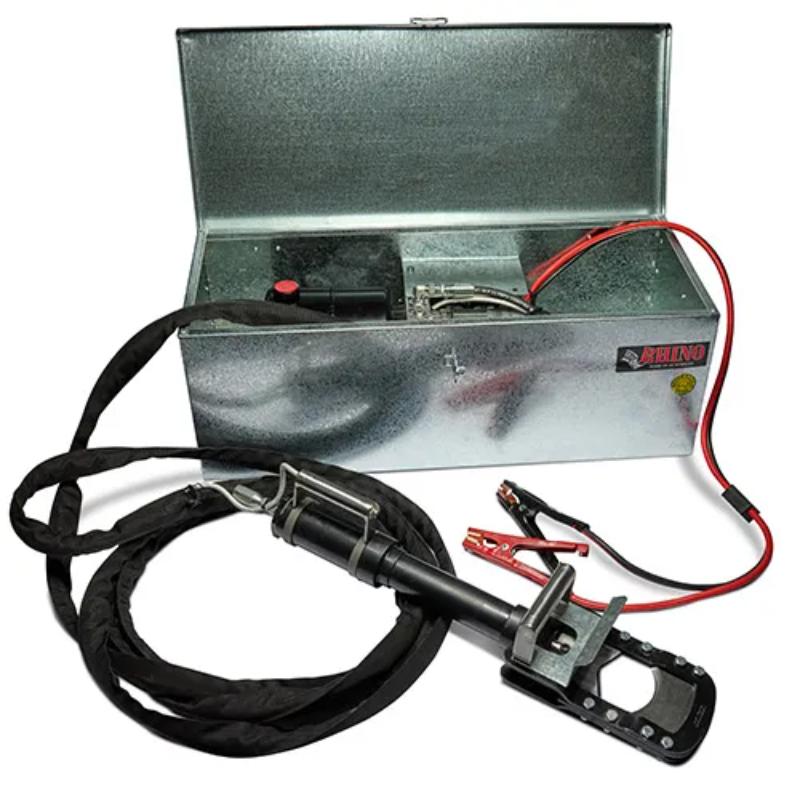 Waldos Bull Buster Hydraulic Cattle Dehorner full view