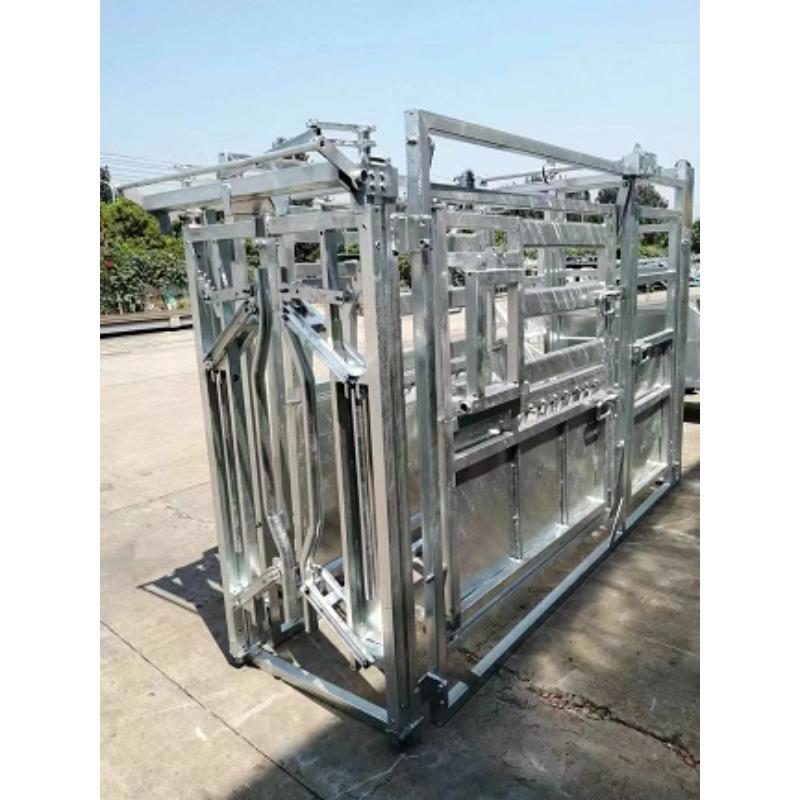 Slimline Heavy Duty Cattle Vet Crush front view