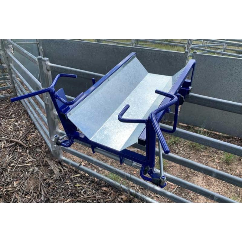 Lamb Marking Cradle in action