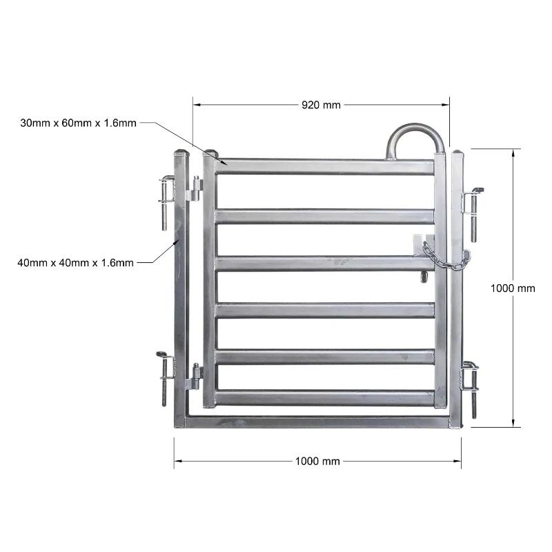 Sheep V Race gate measurements