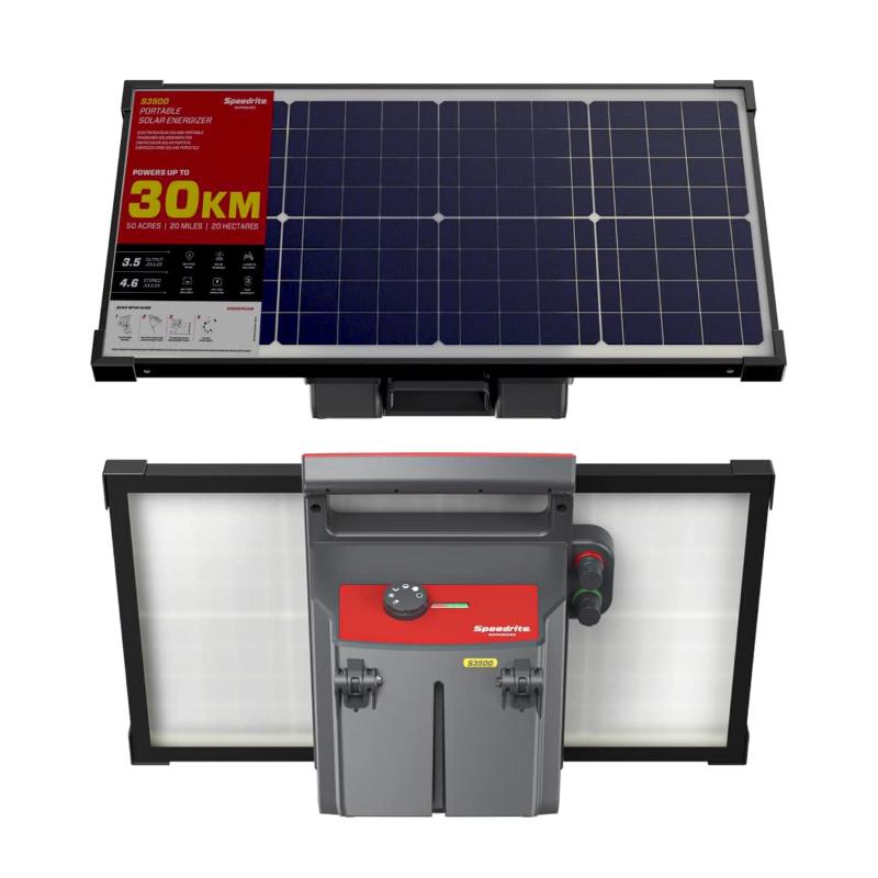 Speedrite S3500 Solar Energizer front and back