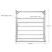 Cattle Panels with Gate Dimensions for 10 Head Cattle Yard