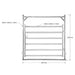 Cattle Pannel with Gate Dimensions for 20 Head Cattle Yard