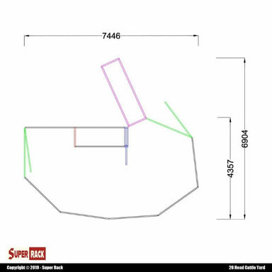 20 Head Cattle Yard Overview