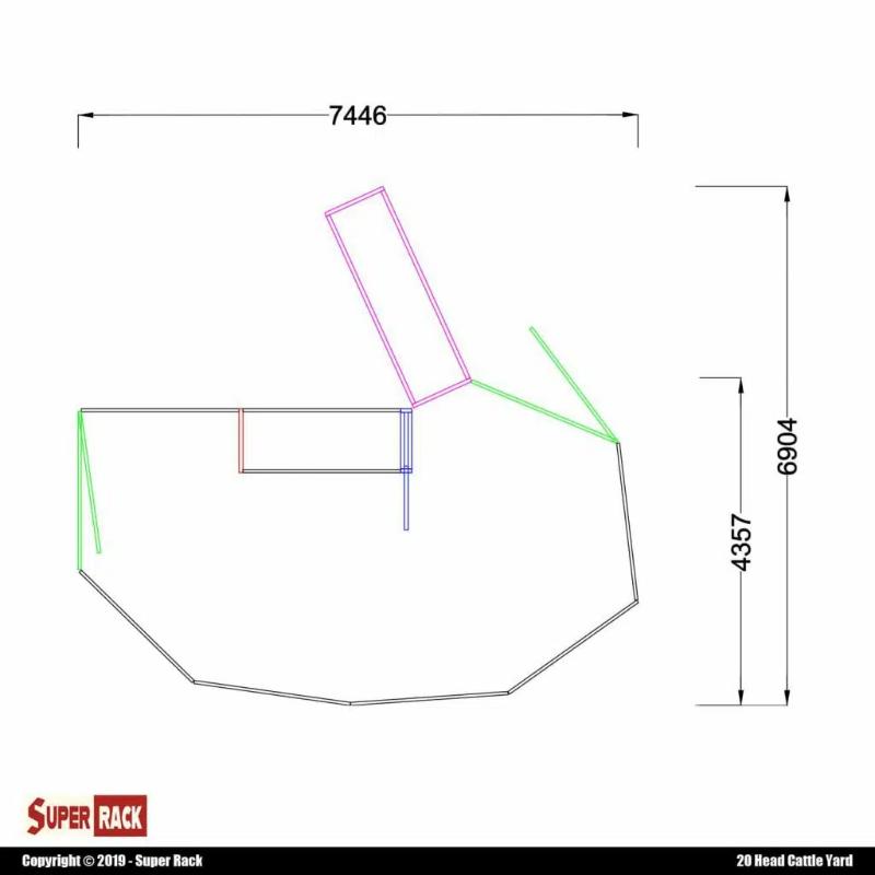 20 Head Cattle Yard Overview