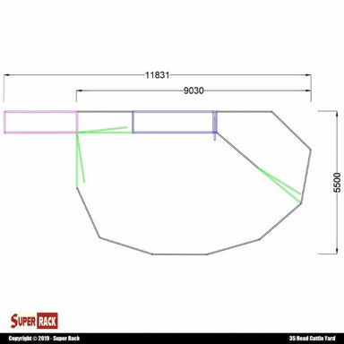 35 Head Cattle Yard Overview