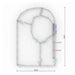 Top View Layout with Dimensions for 400 Head Sheep Yard 