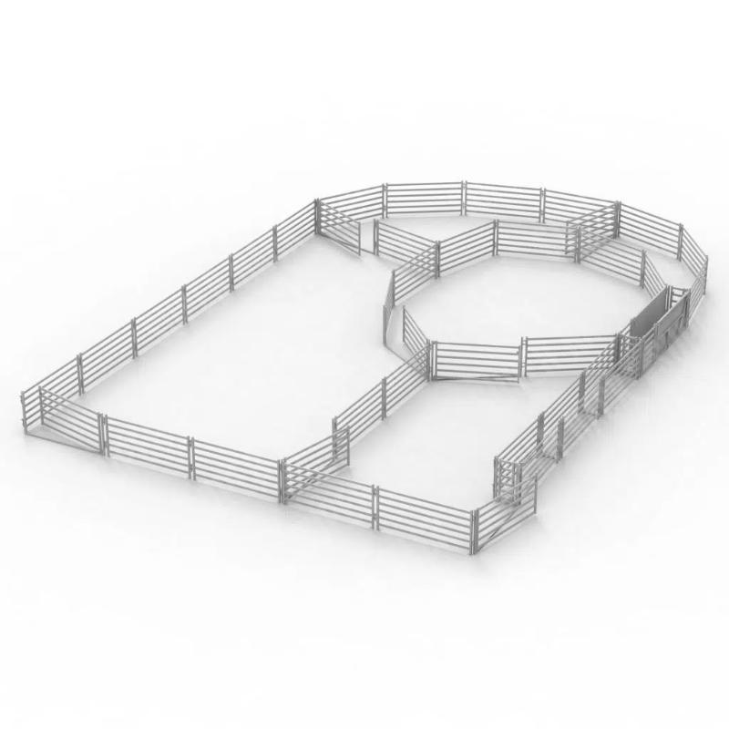 400 Head Sheep Yard Structure Assembled