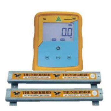 Thunderbird_T20_And_3000kg_Load_Bars_Weighing_System both load bars and indicator on screen