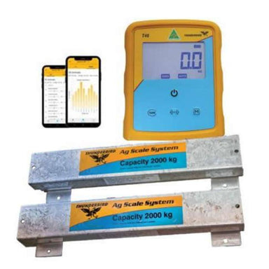 Thunderbird_T40_And_2000kg_Load_Bars_Weighing_System full view with app
