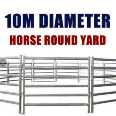 10M Horse Round Yard Complete Structure