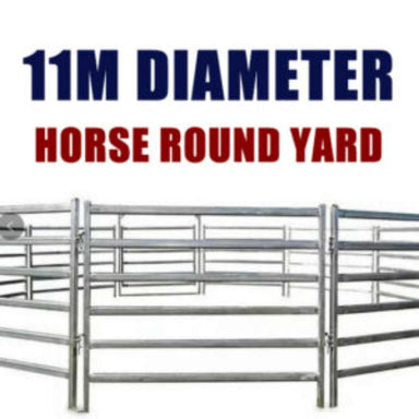 11M Horse Round Yard Complete Structure