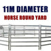11M Horse Round Yard Complete Structure