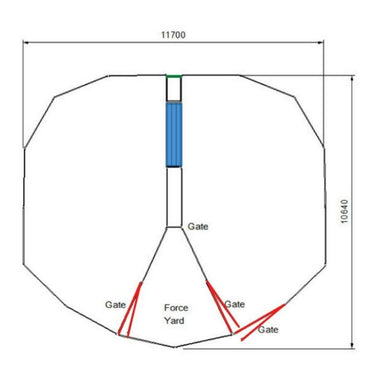 120 Head Sheep Yard System Plan
