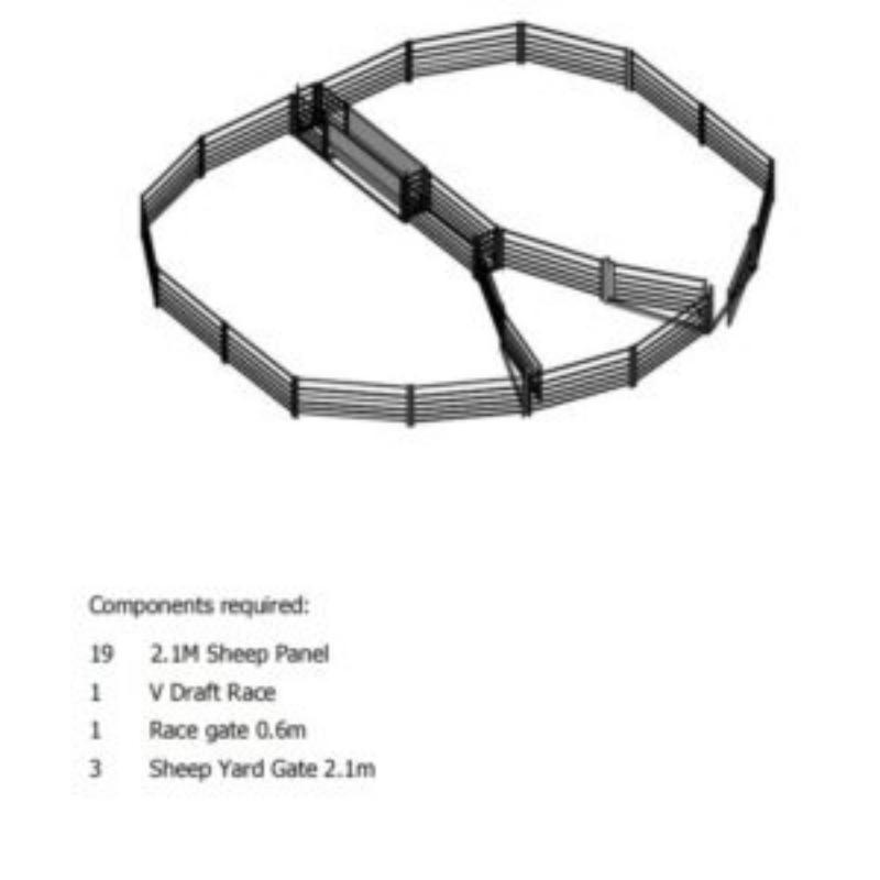 120 Head Sheep Yard Inclusions