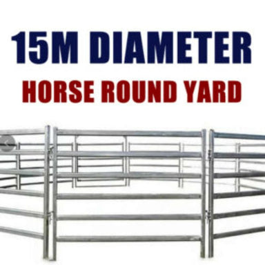 15M Horse Round Yard Complete Structure