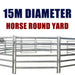 15M Horse Round Yard Complete Structure