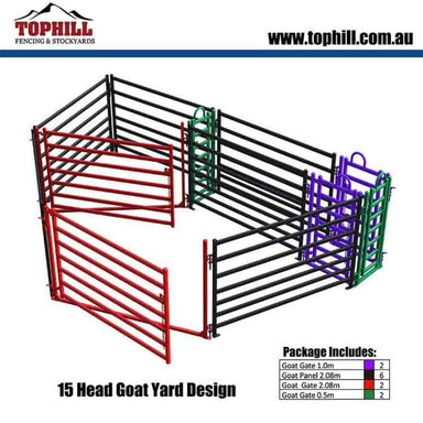 15 Head Goat Yard Design 