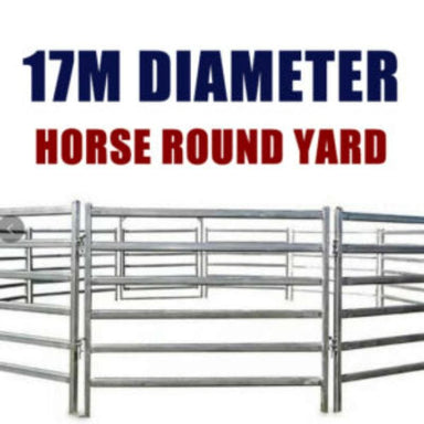 17M Horse Round Yard Complete Structure