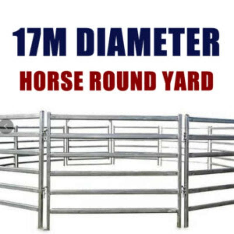 17M Horse Round Yard Complete Structure