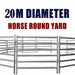 20M Horse Round Yard Complete Structure