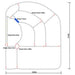 3000 Head Sheep Yard Layout with Dimensions