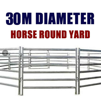 30M Horse Round Yard Complete Structure