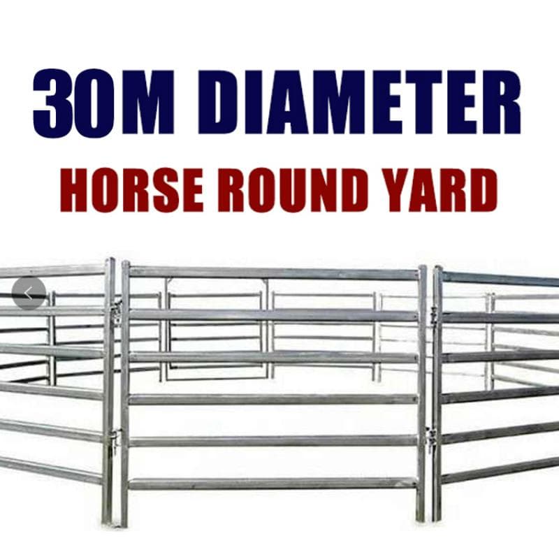 30M Horse Round Yard Complete Structure
