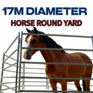 Budget 17M Horse Round Yard Pen Structure