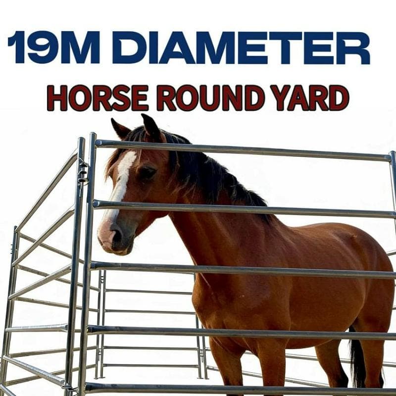 Budget 19M Horse Round Yard Pen Structure