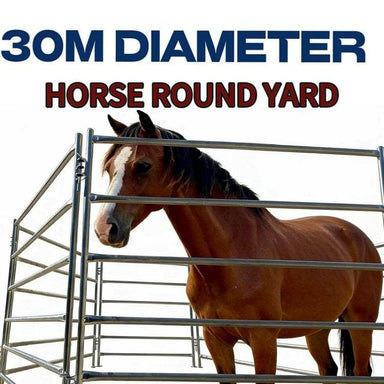 Budget 30M Horse Round Yard Pen Structure