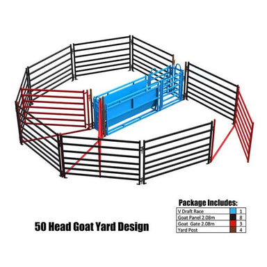 Top Hill Goat Yard 50 Head 3D
