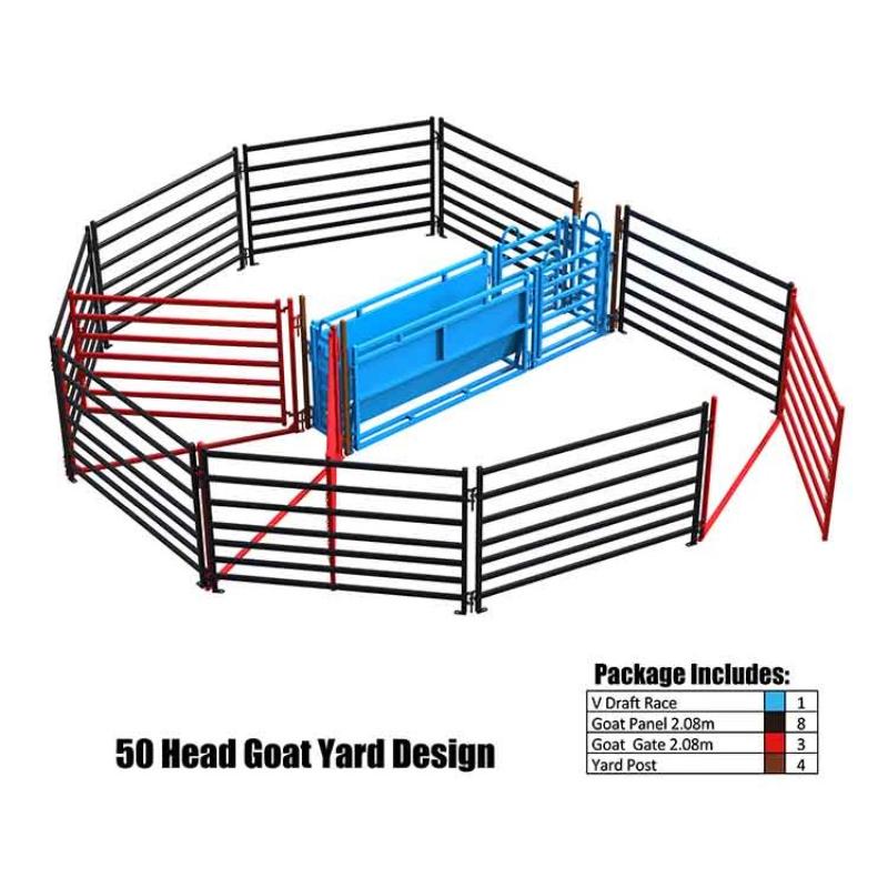 Top Hill Goat Yard 50 Head 3D