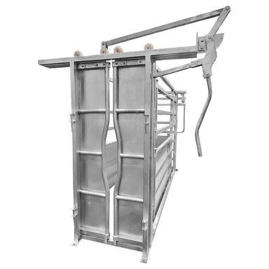 Super Rack Vet Cattle Crush Auto front view