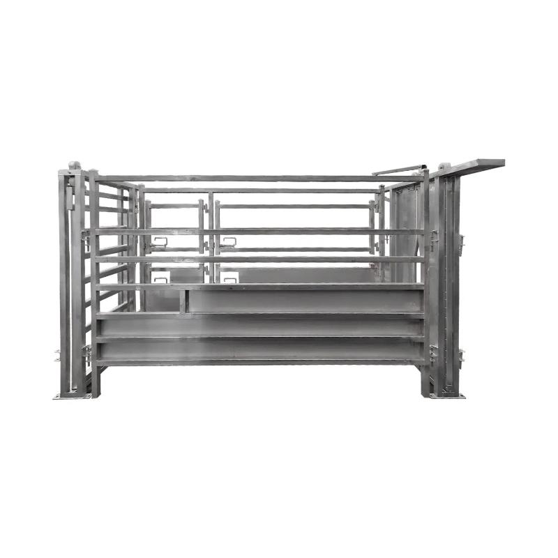 Super Rack Vet Cattle Crush Auto full back view