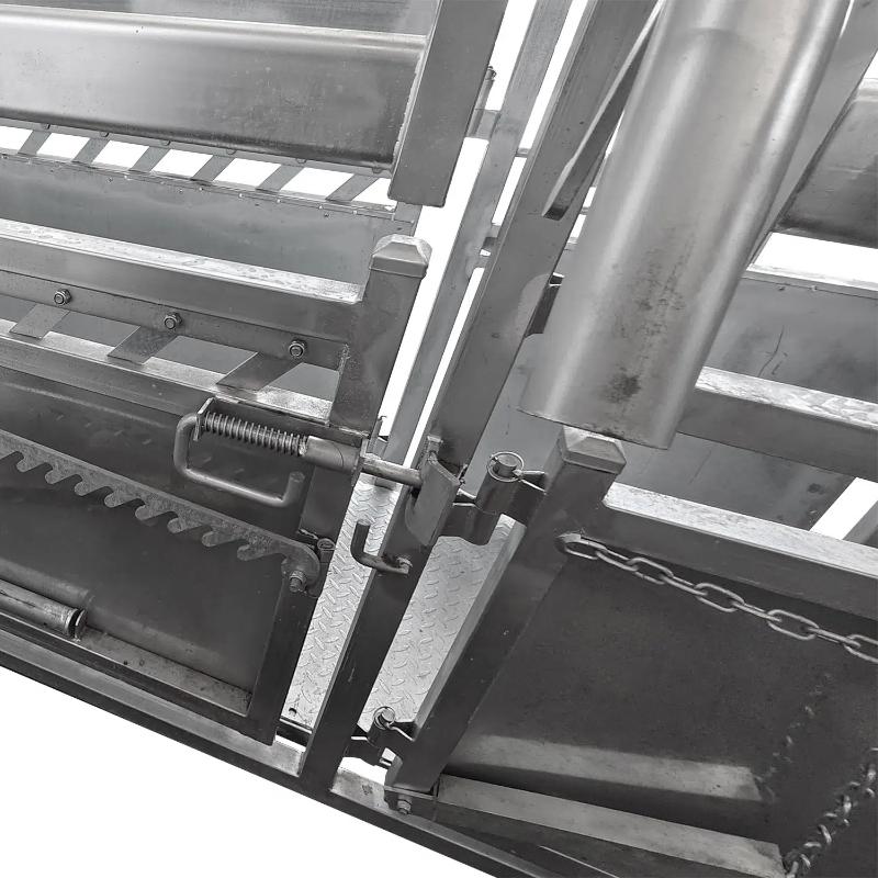 Super Rack Vet Cattle Crush Premium another gate lock view