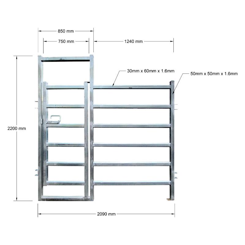 Super Rack Cattle Force Yard bend panel