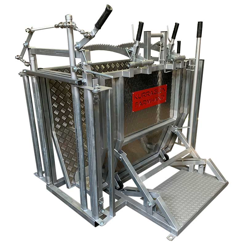 Farmhand Plus Sheep & Goat Handler gate open