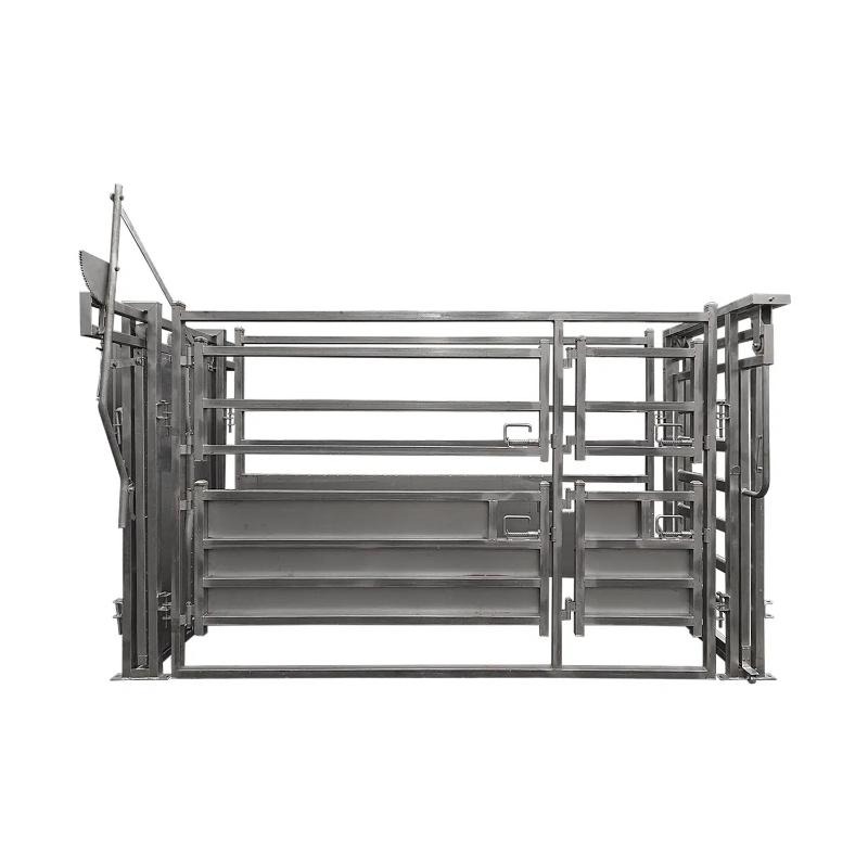 Super Rack Vet Cattle Crush Manual side view