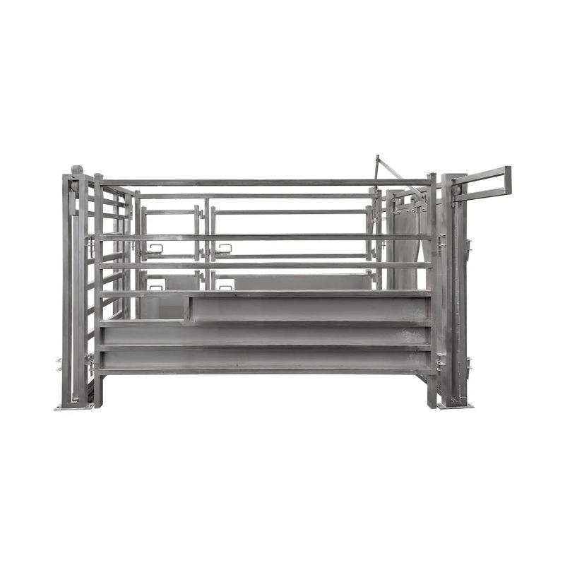 Super Rack Vet Cattle Crush Manual back side view