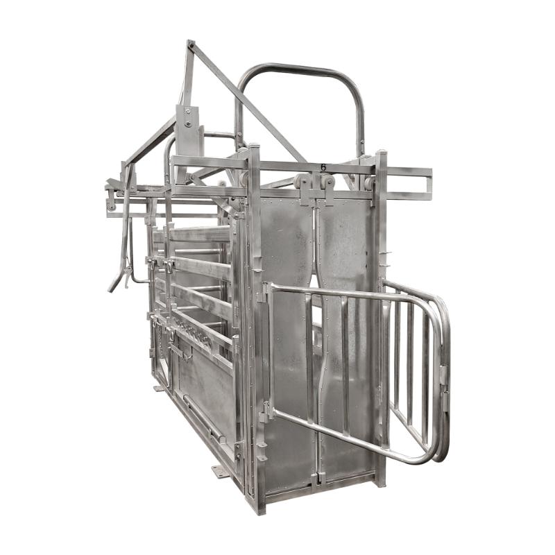 Super Rack Vet Cattle Crush Premium left front view