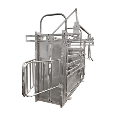 Super Rack Vet Cattle Crush Premium right front view