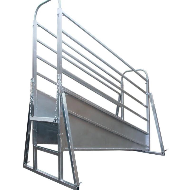 Adjustable Cattle Loading Ramp full view